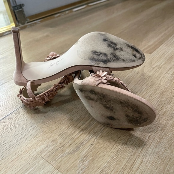 Jessica Simpson “Jessin” Pink Floral Women's Heels - Picture 6 of 6